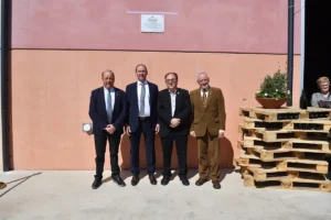 Inauguració del nou edifici per a l’elaboració de cava Portell