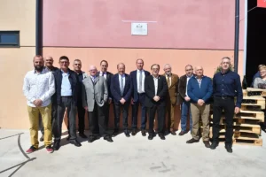 Inauguració del nou edifici per a l’elaboració de cava Portell