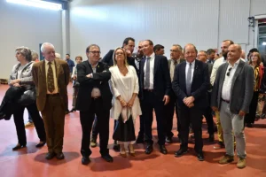 Inauguració del nou edifici per a l’elaboració de cava Portell