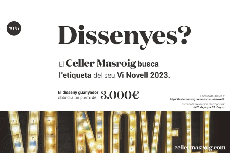 Dissenyes? Concurs Vi Novell Celler Masroig